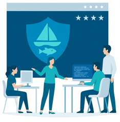 Imagen decorativa del curso Gestión y desarrollo de Proyectos de Economía Azul